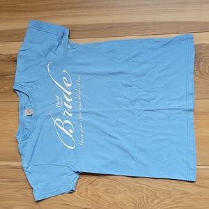 Anvil size S Bride Light Blue T-Shirt